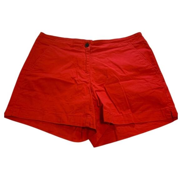 Nautical Women's Red Shorts size 10 Bermuda - Picture 1 of 5